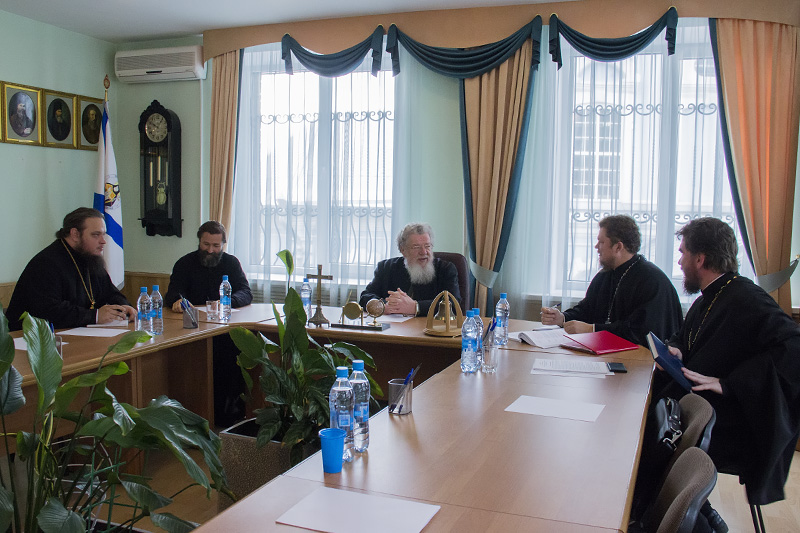 Состоялось заседание Архиерейского совета Воронежской митрополии