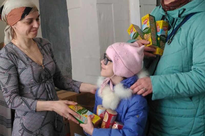 Благотворительная помощь от Воронежской митрополии