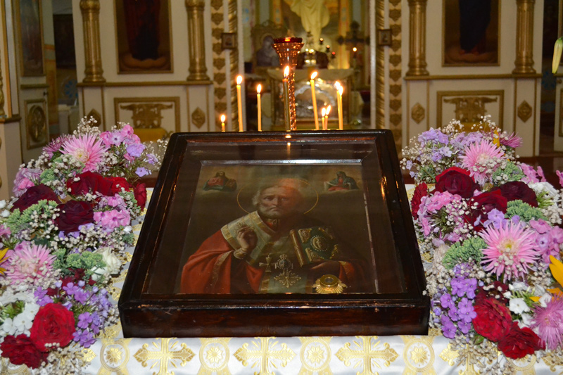 Пребывание иконы святителя Николая, архиепископа Мирликийского с частицей мощей на Репьевской земле