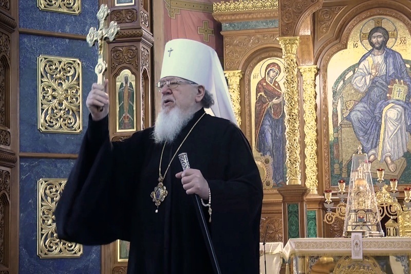 Митрополит Воронежский и Лискинский Сергий молился за Божественной литургией в Благовещенском кафедральном соборе