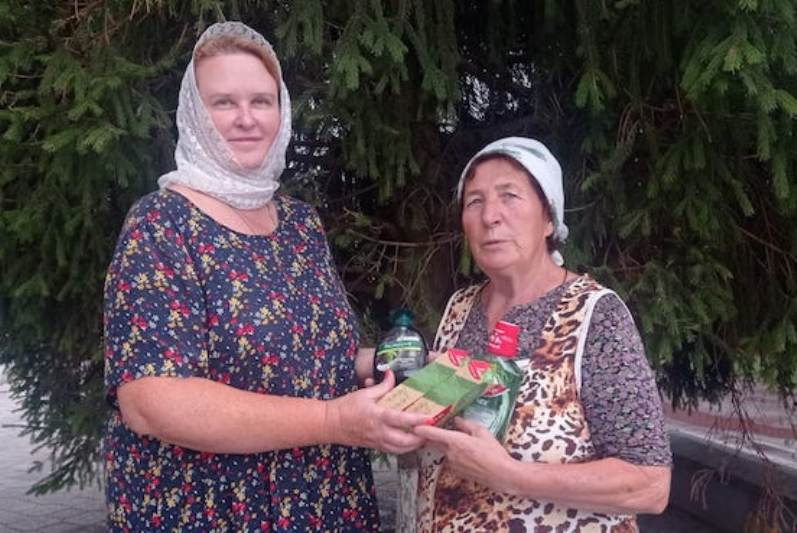В благочиние раздали гуманитарную помощь от «Фонд продовольствия «Русь»