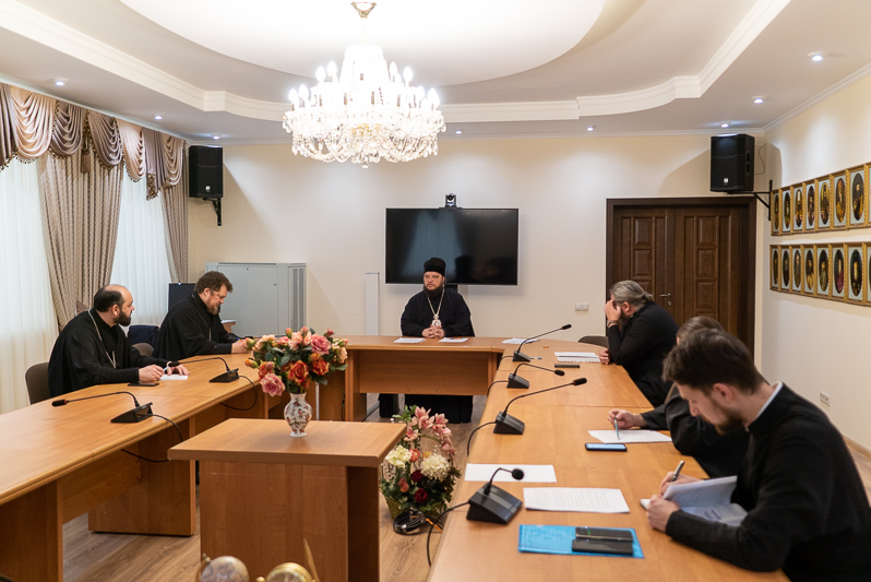 В Воронежском епархиальном управлении состоялось очередное заседание богослужебной комиссии Воронежской митрополии