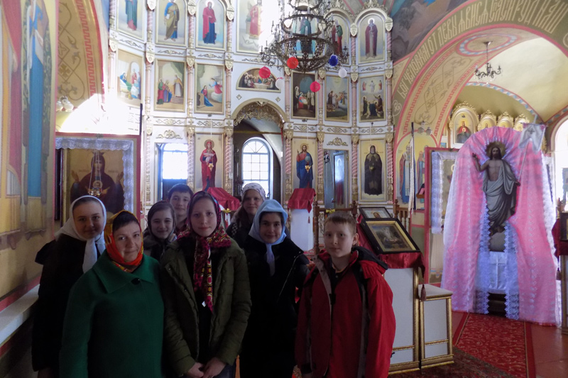Пасха Христова в Михайловском храме Острогожска