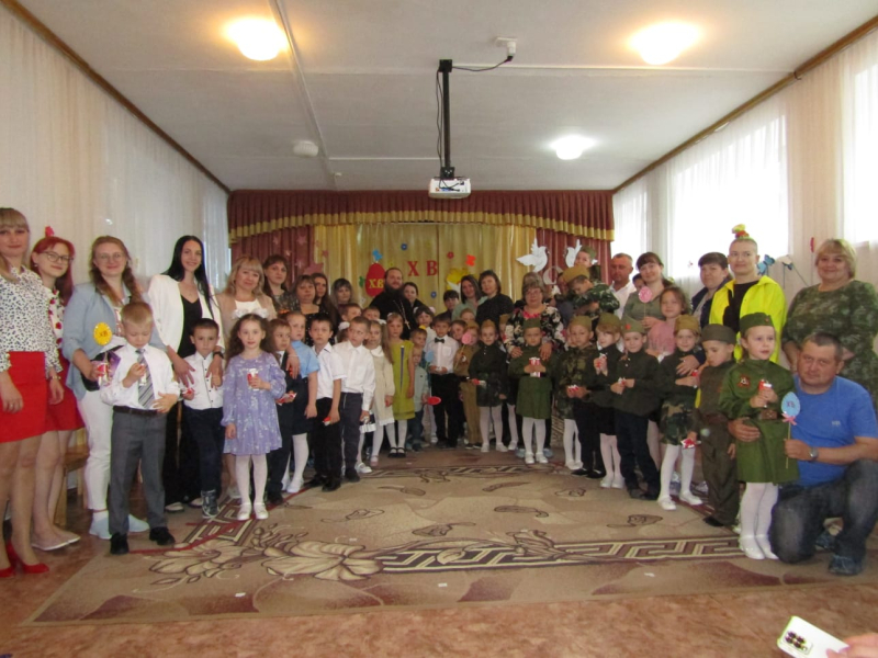 В Подгоренском детском саду №1 «Берёзка» прошёл праздник «Пасхальная весна – весна Победы!»