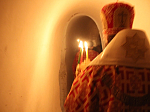 23 апреля, в среду Светлой седмицы, Преосвященнейший епископ Россошанский и Острогожский Андрей совершил Божественную литургию в Александро – Невском храме Воскресенского Белогорского мужского монастыря