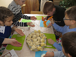 Изготовление жаворонков в павловской школе-интернате для слабовидящих