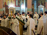 Преосвященнейший епископ Андрей совершил богослужение в канун Богоявления