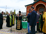 Глава Россошанской епархии совершил Чин освящения колоколов для строящегося храма