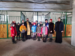 В благочинии освятили помещение конюшни детского конно-спортивный клуба "Олимп"
