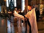 В навечерие Рождества Христова в Ильинском кафедральном соборе совершено уставное богослужение
