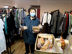 В Дмитриевскую родительскую нуждающимся передали продукты для поминовения в гуманитарном центре благочиния