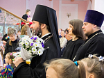 Преосвященнейший епископ Андрей посетил пасхальный мастер-класс
