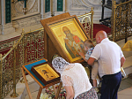 Воскресное архиерейское богослужение в Свято-Ильинском кафедральном соборе г. Россошь