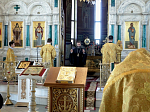 Архипастырь помолился в кафедральном соборе Радонежским святым