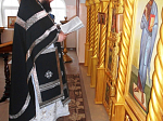 Соборная служба в Воскресенском храме с. Витебск