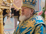 В праздник Сретения Господня Глава Воронежской митрополии возглавил служение Божественной литургии в воронежском Покровском соборе