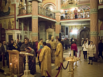 Архипастырь совершил вечернее богослужение в Ильинском соборе