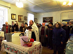Протоиерей Сергий Чибисов совершил чин Великого освящения воды в Ольховатке