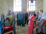 Молебен с акафистом в храме Рождества Богородицы на хуторе Оробинском