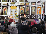 В праздник Сретения Господня епископ Россошанский и Острогожский Андрей совершил Божественную литургию в Александро-Невском храме г.Калач