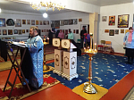 Воскресное богослужение в Покровском храме с. Лозовое