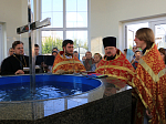 Ранняя литургия в храмовом комплексе г. Россошь