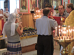 Воскресное богослужение в Сретенском воинском храме