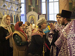 Секретарь Россошанского Епархиального управления совершил Всенощное бдение в Ильинском соборе