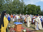 Освящение куполов и крестов Покровского Храма с.Шапошниковка
