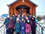 Воспитанники Воробьевского психоневрологического интерната молились за богослужением