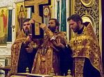 Глава Россошанской епархии совершил Чин Воздвижения Животворящего Креста Господня