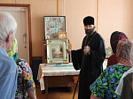 В Светлое Христово Воскресение, день Пасхи Преосвященнейший епископ Россошанский и Острогожский Андрей посетил Россошанский дом престарелых и инвалидов