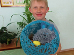Школьники Лозовской школы изготовили пасхальные сувениры для друзей и родных