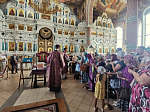 В праздник Изнесения Честных Древ Животворящего Креста Господня в Ильинском кафедральном соборе совершили праздничные богослужения
