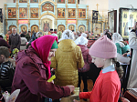 Воспитанники Воскресной школы поучаствовали в акции "Белая лента"