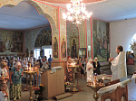 Праздник Преображения Господня в Сретенском воинском храме Острогожска