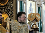 В неделю святых праотец секретарь Воронежского епархиального управления возглавил праздничные богослужения в Ильинском кафедральном соборе