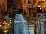 В Михайло-Архангельском храме состоялось соборное богослужение