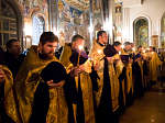 Соборное богослужение духовенства трех епархий Воронежской митрополии  в Благовещенском кафедральном соборе