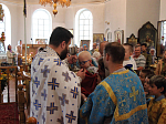 Икона Божией Матери «Спорительница хлебов» продолжает шествие по благочиниям епархии