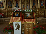 В Фомино воскресенье в Верхнем Мамоне совершили праздничное богослужение и благодарственный молебен о даровании Победы