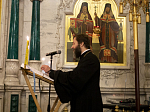 Глава Россошанской епархии молился за вечерним богослужением в Ильинском соборе