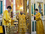 Архипастырь совершил богослужение в Ильинском соборе