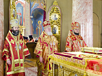 Епископ Россошанский и Острогожский Андрей принял участие в Пасхальном торжестве в Покровском соборе г. Воронежа