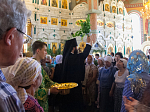 В день празднования Святой Живоначальной Троицы епископ Андрей совершил Божественную литургию в Ильинском соборе