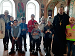 Посещение Покровского храма г. Павловска воспитанниками школы-интерната для слабовидящих