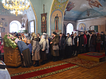Праздничное архиерейское богослужение в Покровском храме г. Павловск