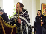 Иеромонах Тихон (Жданов) совершил утреню с чтением покаянного канона Андрея Критского