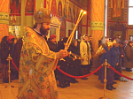 Преосвященнейший епископ Россошанский и Острогожский Андрей совершил Божественную литургию в Свято-Ильинском кафедральном соборе