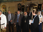 Дорогих гостей встретил Покровский храм г. Павловска